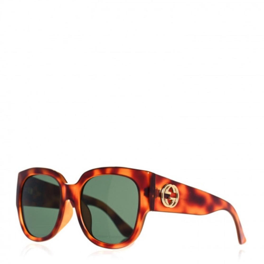 GUCCI
Acetate Square Frame GG0142SA Sunglasses Tortoise - Picture 3 of 11